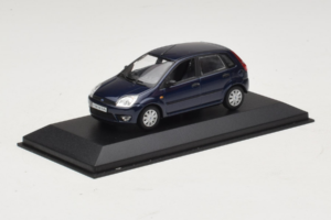 Ford Fiesta Mk5 4-Door Tmavomodrý Minichamps 1:43 FIESTA001 Kov – obrázok 2 z 4