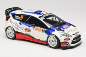 Ford Fiesta RS WRC #11 B. Bouffier / X. Panseri Rally Monte Carlo 2014 Minichamps 1:18 151140811 Kov – obrázok 4 z 6