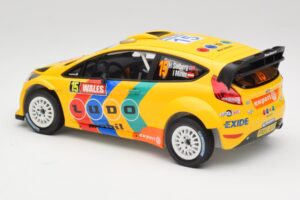 Ford Fiesta RS WRC #15 H. Solberg / I. Minor Stobart Wales Rally GB 2011 Minichamps 1:18 151110815 Kov – obrázok 5 z 6