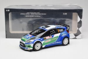 Ford Fiesta WRC #3 J-M. Latvala / M. Anttila Rally Great Britain Winner 2012 Minichamps 1:18 151120803 Kov – obrázok 6 z 6