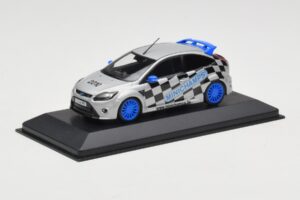 Ford Focus RS Mk2 Promo Blue Wheels Minichamps 1:43 FORD002 Kov – obrázok 2 z 4