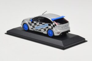 Ford Focus RS Mk2 Promo Blue Wheels Minichamps 1:43 FORD002 Kov – obrázok 3 z 4