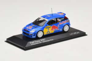 Ford Focus WRC #2 R. Baumgartner / B. Wichs Red Bull Rally Austria 2001 Minichamps 1:43 430008907 Kov – obrázok 2 z 5