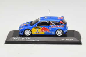 Ford Focus WRC #2 R. Baumgartner / B. Wichs Red Bull Rally Austria 2001 Minichamps 1:43 430008907 Kov