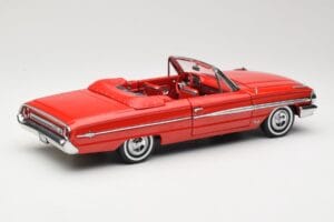Ford Galaxie 500 Kabriolet Červený Sun Star 1:18 1420 Kov – obrázok 3 z 8