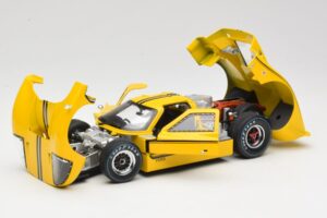 Ford GT40 Mk IV Žltý 1967 Shelby Collectibles 1:18 31414S Kov – obrázok 2 z 8