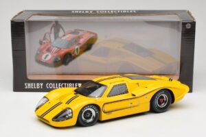 Ford GT40 Mk IV Žltý 1967 Shelby Collectibles 1:18 31414S Kov – obrázok 8 z 8