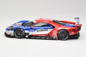 Ford GT #68 D. Muller / J. Hand / S. Bourdais LMGTE Pro Winner 24 Hours of Le Mans 2016 Minichamps 1:18 4012138143098 Kov – obrázok 3 z 6