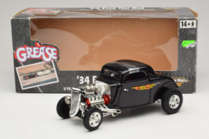 Ford Hot Rod Čierny Rydell High Grease ERTL 1:18 36602 Kov – obrázok 6 z 6