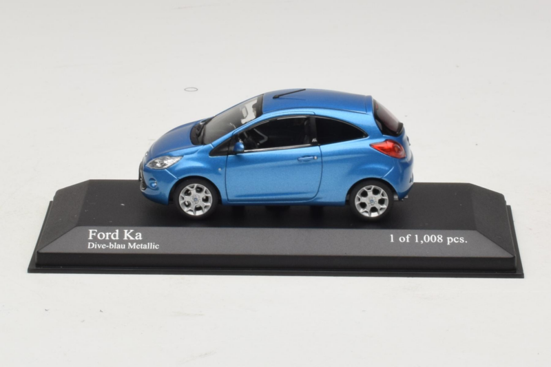 Ford Ka Blue Metallic Minichamps 1:43 400088202 Kov