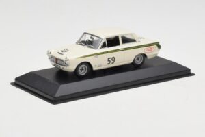 Ford Lotus Cortina Mk1 #59 J. Clark / R. Parsons Sebring 12 Hours 1964 Minichamps 1:43 400648259 Kov – obrázok 2 z 4