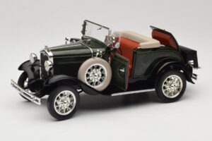 Ford Model A Tmavo Zelený Motor City 1:18 20003 Kov – obrázok 2 z 8