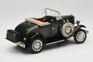 Ford Model A Tmavo Zelený Motor City 1:18 20003 Kov – obrázok 3 z 8