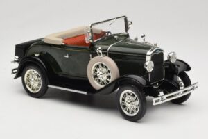 Ford Model A Tmavo Zelený Motor City 1:18 20003 Kov – obrázok 6 z 8