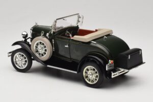 Ford Model A Tmavo Zelený Motor City 1:18 20003 Kov – obrázok 7 z 8