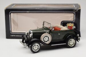 Ford Model A Tmavo Zelený Motor City 1:18 20003 Kov – obrázok 8 z 8