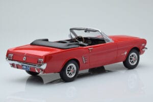 Ford Mustang Kabriolet Červený Norev 1:18 182810 Kov – obrázok 2 z 6