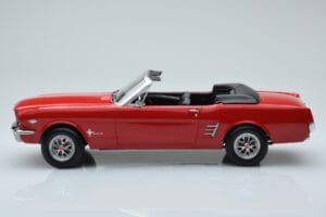 Ford Mustang Kabriolet Červený Norev 1:18 182810 Kov – obrázok 3 z 6