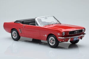 Ford Mustang Kabriolet Červený Norev 1:18 182810 Kov – obrázok 4 z 6
