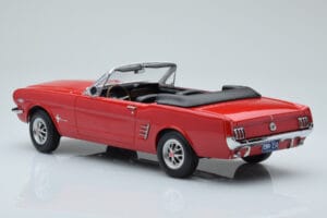 Ford Mustang Kabriolet Červený Norev 1:18 182810 Kov – obrázok 5 z 6