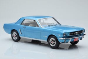 Ford Mustang Coupe Tyrkysový Norev 1:18 182800 Kov – obrázok 4 z 6