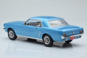 Ford Mustang Coupe Tyrkysový Norev 1:18 182800 Kov – obrázok 5 z 6