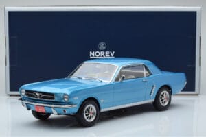 Ford Mustang Coupe Tyrkysový Norev 1:18 182800 Kov – obrázok 6 z 6