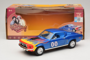 Ford Mustang Cooter's Car Dukes of Hazzard Tomy 1:18 21957P Kov – obrázok 6 z 6