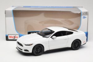 Ford Mustang GT S550 Biely Maisto 1:18 31197 Kov – obrázok 8 z 8