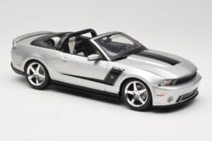 Ford Mustang S197 Roush 427R Kabriolet Strieborný Maisto 1:18 31669 Kov – obrázok 6 z 8