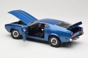 Ford Mustang SportsRoof Modrý Sun Star 1:18 3612 Kov – obrázok 5 z 8