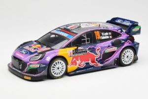 Ford Puma Rally1 #19 S. Loeb / I. Galmiche Rally Monte Carlo Winner 2022 IXO 1:18 18RMC110 Kov