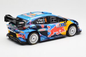 Ford Puma Rally1 #8 O. Tanak / M. Jarveoja 3rd Rally Central Europe 2023 IXO 1:18 18RMC187 Kov – obrázok 2 z 6