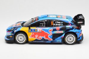 Ford Puma Rally1 #8 O. Tanak / M. Jarveoja 3rd Rally Central Europe 2023 IXO 1:18 18RMC187 Kov – obrázok 3 z 6