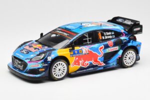 Ford Puma Rally1 #8 O. Tanak / M. Jarveoja 3rd Rally Central Europe 2023 IXO 1:18 18RMC187 Kov