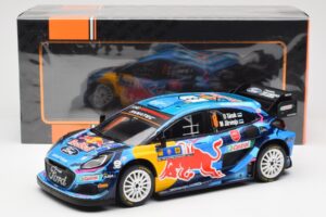 Ford Puma Rally1 #8 O. Tanak / M. Jarveoja 3rd Rally Central Europe 2023 IXO 1:18 18RMC187 Kov – obrázok 6 z 6