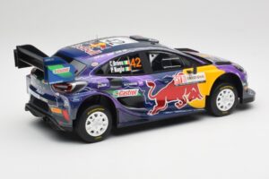 Ford Puma Rally1 #42 C. Breen / P. Nagle M-Sport Ford Rally Italia Sardegna 2022 TopSpeed 1:18 TS0491 Kov – obrázok 2 z 6