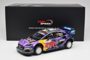 Ford Puma Rally1 #42 C. Breen / P. Nagle M-Sport Ford Rally Italia Sardegna 2022 TopSpeed 1:18 TS0491 Kov – obrázok 6 z 6