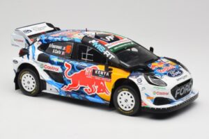 Ford Puma Rally1 WRC M-Sport #16 A. Fourmaux / A. Coria Safari Rally Kenya 2024 IXO 1:18 18RMC207 Kov – obrázok 4 z 6