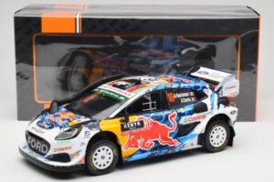 Ford Puma Rally1 WRC M-Sport #16 A. Fourmaux / A. Coria Safari Rally Kenya 2024 IXO 1:18 18RMC207 Kov – obrázok 6 z 6