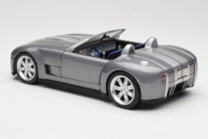 Shelby Cobra Kabriolet Grey Metallic Hot Wheels 1:18 G7220 Kov – obrázok 7 z 8