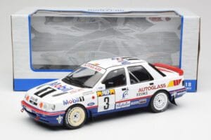 Ford Sierra RS Cosworth 4x4 #3 M. Biasion / T. Siviero Rally Monte Carlo 1992 MCG 1:18 MCG18355R Kov – obrázok 6 z 6