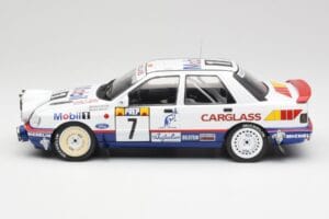 Ford Sierra RS Cosworth 4x4 #7 F. Delecour / D. Grataloup Rally Monte Carlo 1992 MCG 1:18 MCG18356R Kov – obrázok 3 z 6