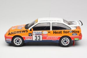 Ford Sierra RS Cosworth #33 R. Brookes RAC Rally 1989 IXO 1:18 18RMC115 Kov – obrázok 3 z 6