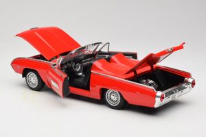 Ford Thunderbird Kabriolet Červený Anson 1:18 30334 Kov – obrázok 5 z 8