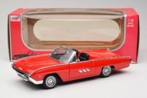 Ford Thunderbird Kabriolet Červený Anson 1:18 30334 Kov – obrázok 8 z 8