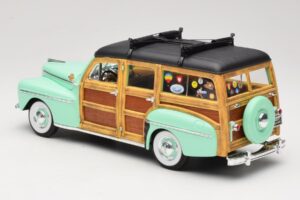 Ford Woody Panel Wagon Mätovo Zelený Road Signature 1:18 20028 Kov – obrázok 7 z 8