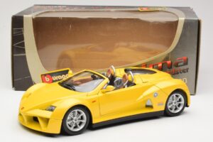 Giugiaro Prima Speedster Žltý Bburago 1:18 33334013 Kov – obrázok 8 z 8