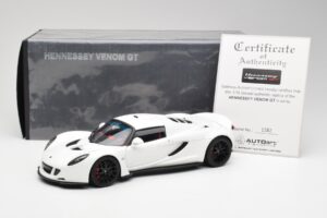 Hennessey Venom GT Biely AUTOart 1:18 75404 Kov – obrázok 8 z 8