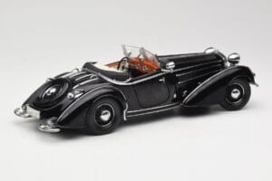 Horch 855 Roadster Čierny Sun Star 1:18 2401 Kov – obrázok 3 z 8